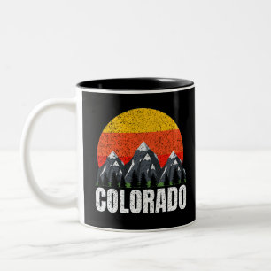 Colorado Retro Sunset Två-Tonad Mugg