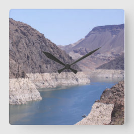 Colorado River-klocka Fyrkantig Klocka