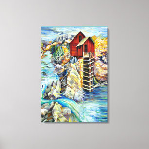 Colorado River Ligcape Hand Painting Canvastryck