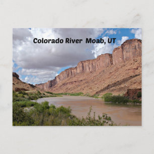 Colorado River, Moab, UT Vykort