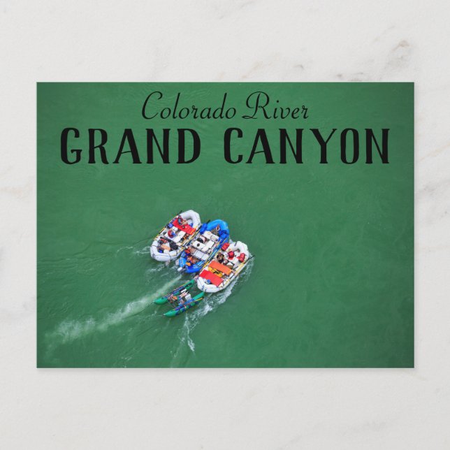 Colorado River Raiting Vykort (Framsida)
