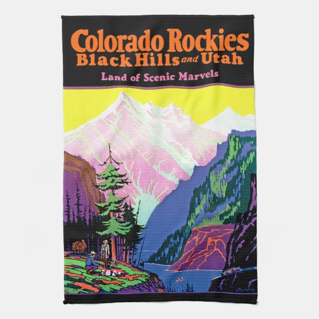 Colorado Rockies Kökshandduk (Vertikal)