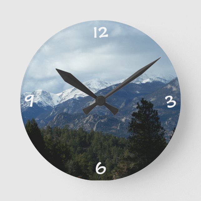 Colorado Rockies Wall Clock Rund Klocka (Framsida)