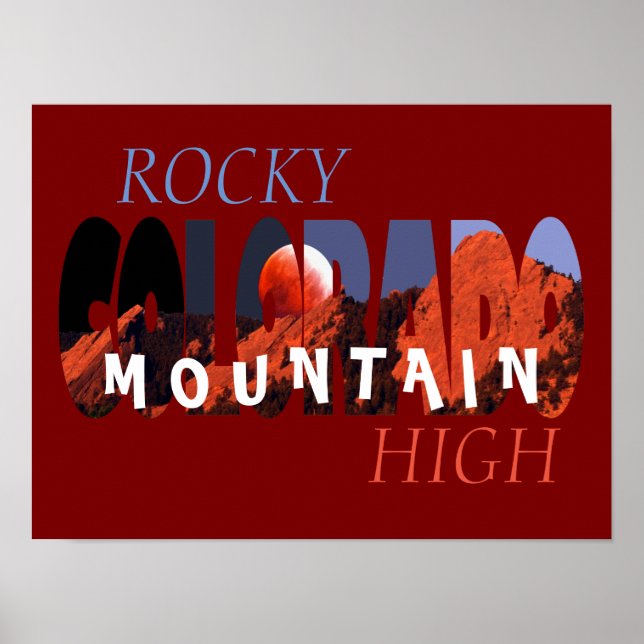Colorado - Rocky Mountain High Poster (Framsidan)