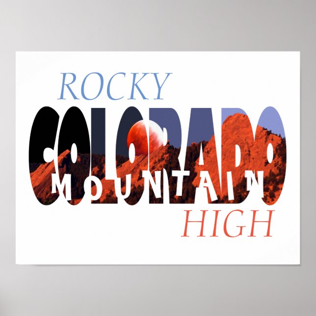 Colorado - Rocky Mountain High Poster (Framsidan)