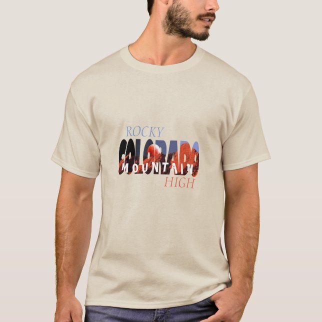 Colorado - Rocky Mountain High T Shirt (Framsida)