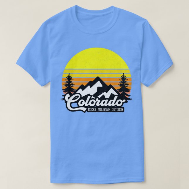 Colorado Rocky Mountain National Park T Shirt (Design framsida)
