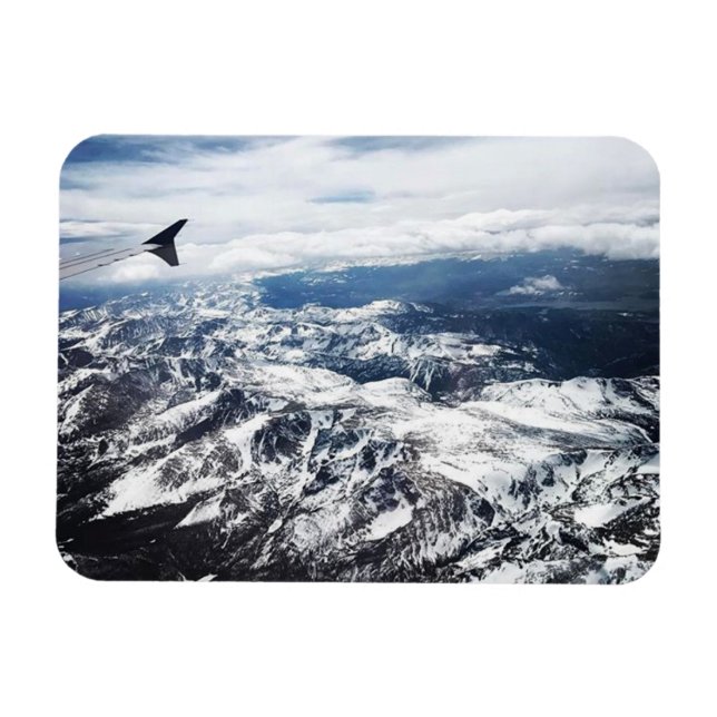 Colorado Rocky mountains Magnet (Horisontell)