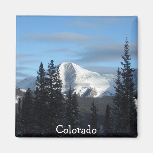 Colorado Rocky mountains Magnet (Framsidan)