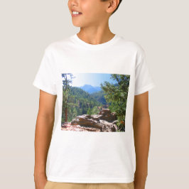 Colorado rocky mountains med röda stenar t-shirt