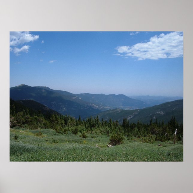 Colorado Rocky mountains Panorama Poster (Framsidan)