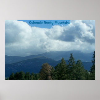 Colorado Rocky mountains Poster