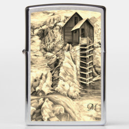 Colorado Rocky mountains River Monogram