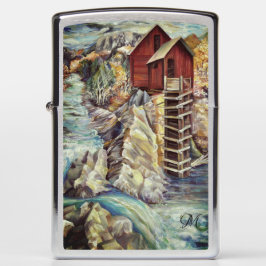 Colorado Rocky mountains River Monogram