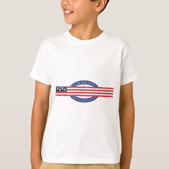 Colorado Rocky mountains Tee (Framsida)