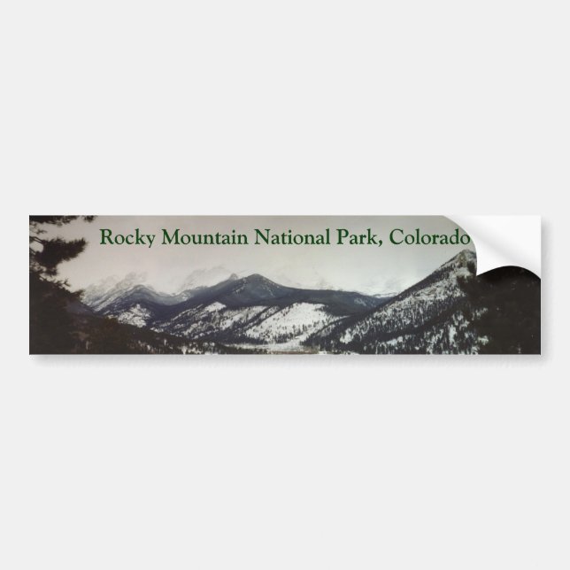 Colorado rocky mountainsbildekal bildekal (Framsidan)