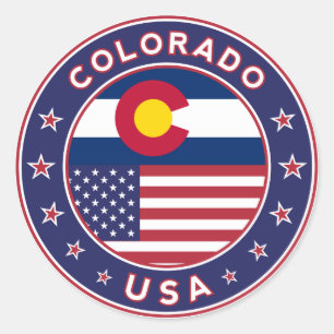 Colorado Runt Klistermärke