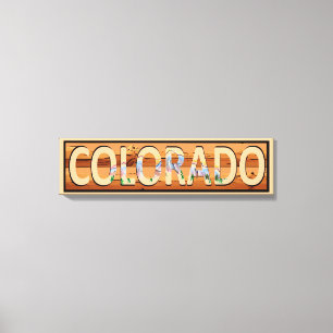 Colorado rustic bergscen canvas art