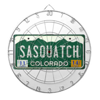 Colorado Sasquatch registreringsskylt Piltavla