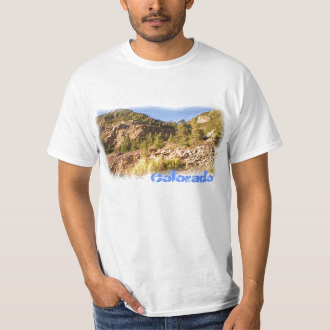 Colorado scenerys värdetröja tee shirt (Framsida)