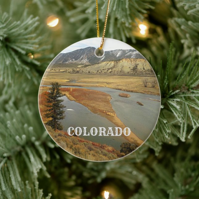 Colorado Scenic Landscape Holiday Julgransprydnad Keramik (Träd)