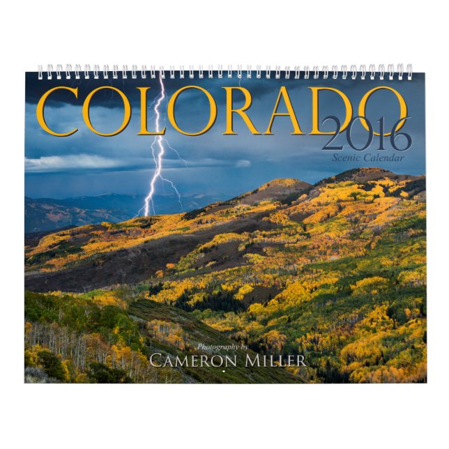 Colorado scenisk kalender 2016 (Omslag)