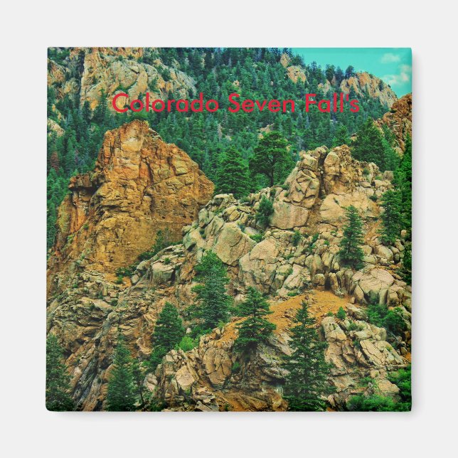 Colorado Seven Falls Magnet! Magnet (Framsidan)