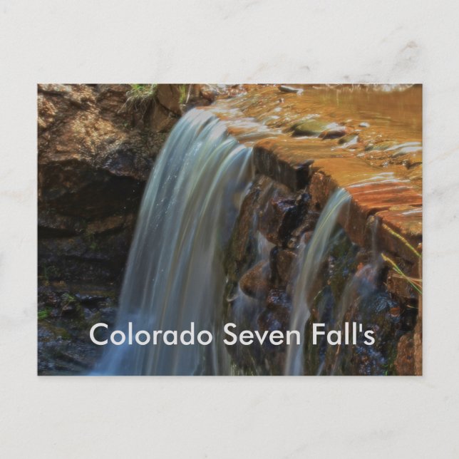 Colorado Seven Falls POST-kort Vykort (Framsida)
