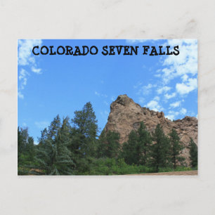Colorado Seven Falls POST-kort Vykort