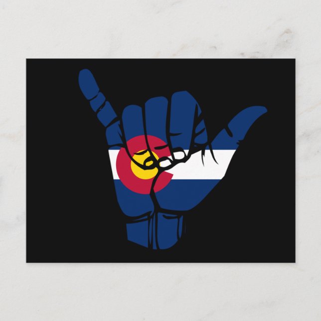 Colorado Shaka Sign - Ta det lugnt Vykort (Framsida)