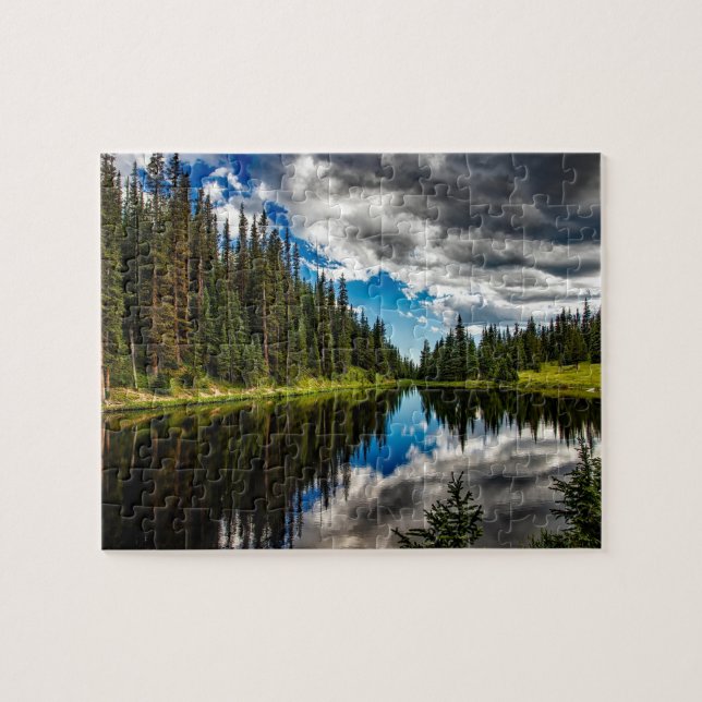 COLORADO SJÖ LANDSCAPE JIGSAW PUZZLE PUSSEL (Horisontell)