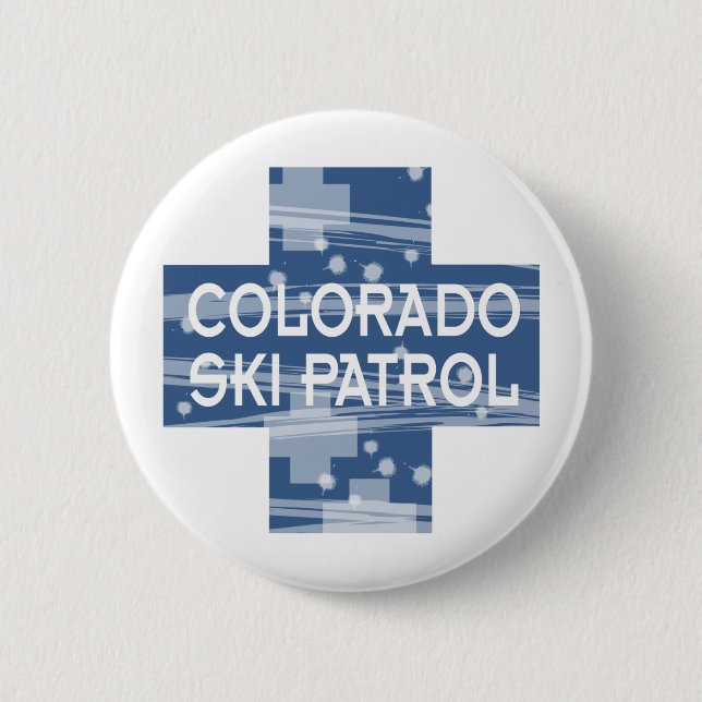 Colorado Ski Patrol Knapp (Framsida)