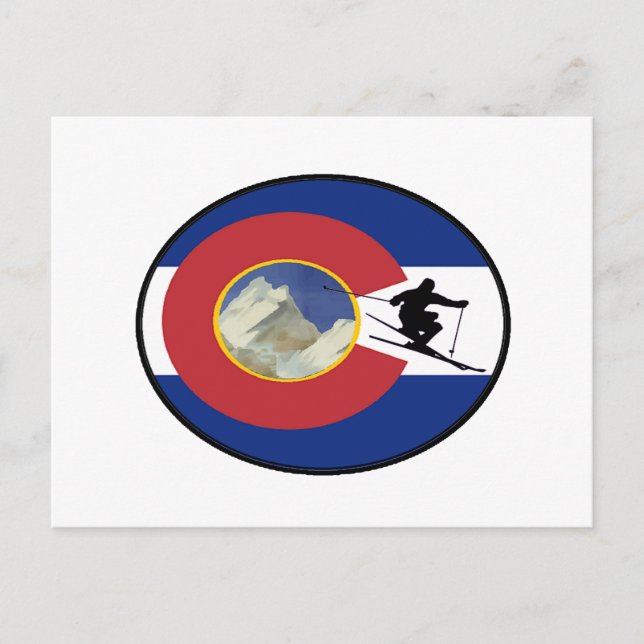 COLORADO SKI TID VYKORT (Framsida)
