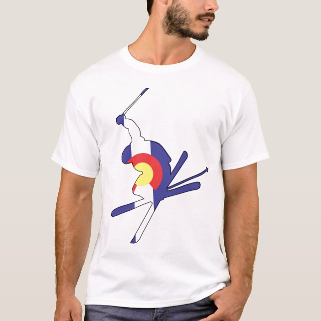Colorado Skier Tee Shirt (Framsida)