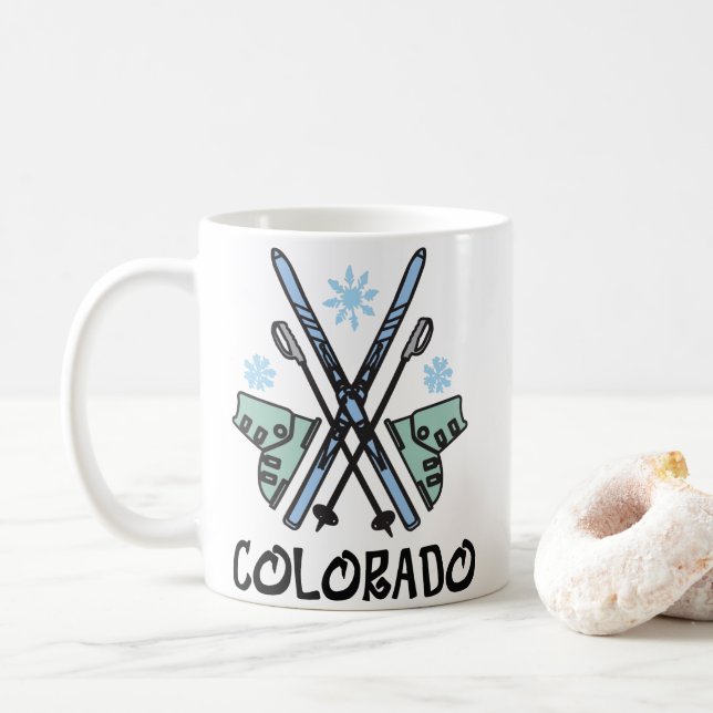 Colorado Skiing Kaffemugg (Med munk)