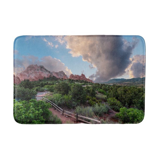 Colorado Sleeping Giant Sunrise Bath Mat Badrumsmatta (Framsidan)