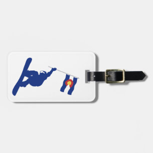 Colorado Snowboard Flagga Bagagebricka