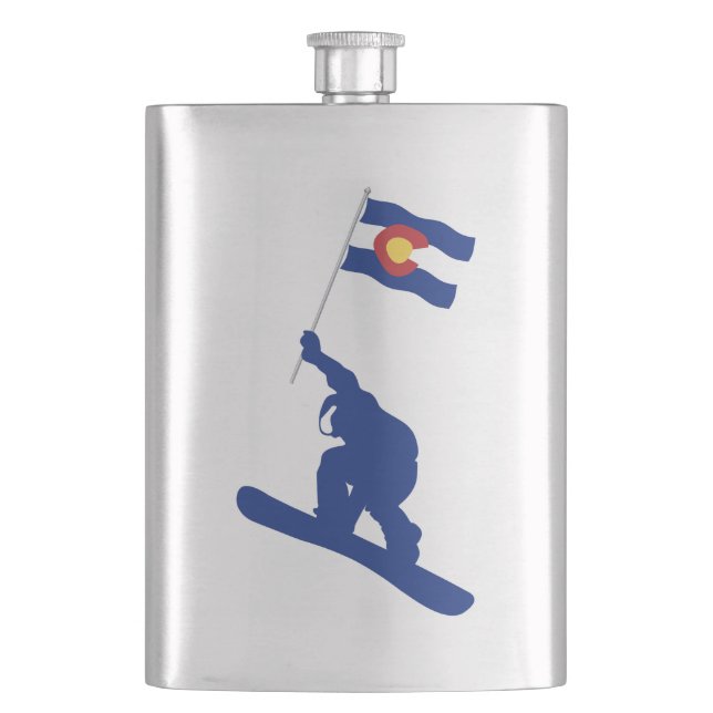 Colorado Snowboard Flagga Fickplunta (Framsidan)
