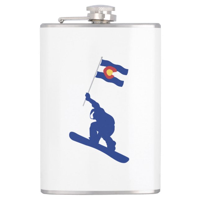 Colorado Snowboard Flagga Fickplunta (Framsidan)