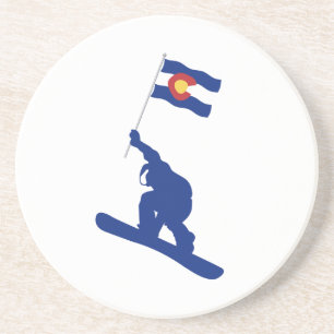 Colorado Snowboard Flagga Underlägg
