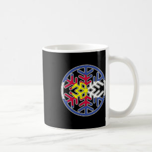 Colorado Snowboarding Rocky mountains Snowflake Sk Kaffemugg