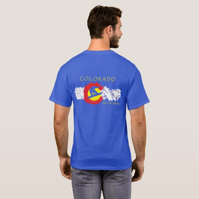 Colorado Snowboarding T-Shirt Breckenridge (Hel baksida)