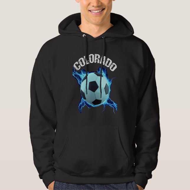 Colorado Soccer Retro Hoodie (Framsida)