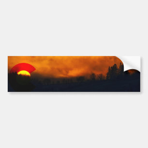 Colorado solnedgång I Bildekal
