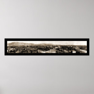 Colorado Springs affärsfoto 1913 Poster