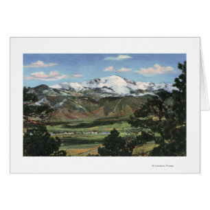 Colorado Springs CO - Pikes nå en höjdpunkt Hälsningskort