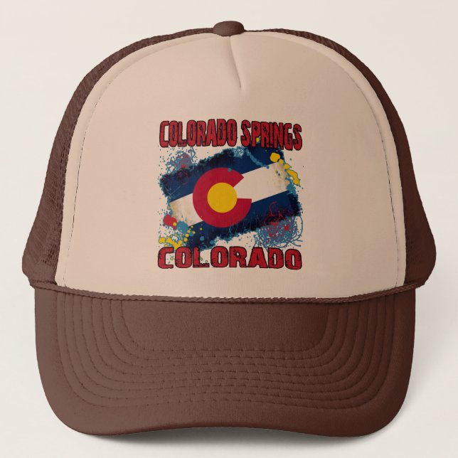 Colorado Springs Colorado Truckerkeps (Framsida)
