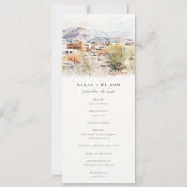Colorado Springs, Colorado Wedding Program