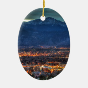 Colorado Springs ljus Julgransprydnad Keramik