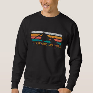 Colorado Springs Retro Lång Ärmad Tröja